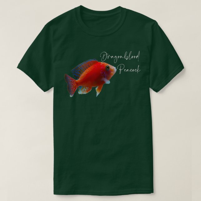 Camiseta Peacock de sangre larga (Diseño del anverso)