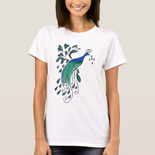 Camiseta Peacock Design Tee