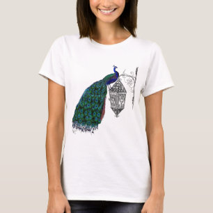 Camiseta Peacock en la lámpara