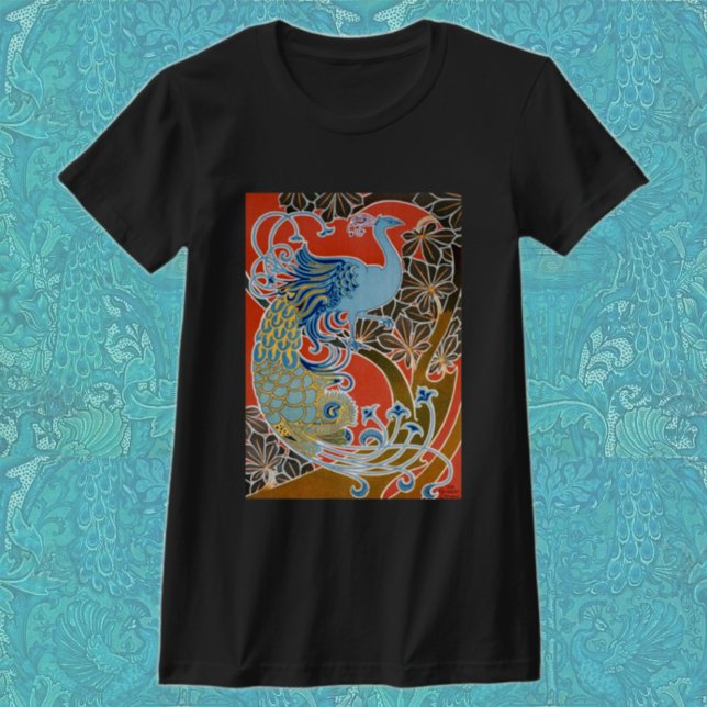 Camiseta Peacock en rojo (Subido por el creador)