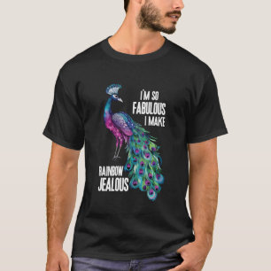 Camiseta Peacock Feather Peahen Pájaro Pájaro Peacoco