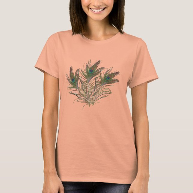 Camiseta Peacock Feathers Shirt (Anverso)