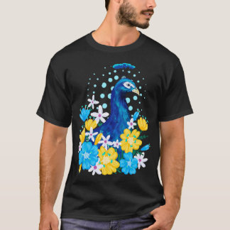 Camiseta Peacock floral