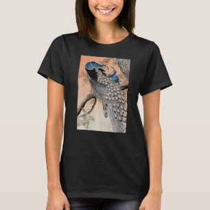 Camiseta Peacock japonés Ukiyo e Koson Vintage Bird Illust