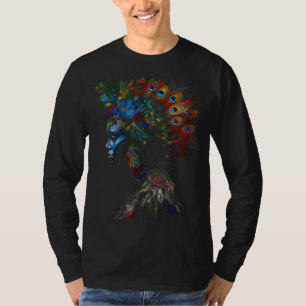 Camiseta Peacock Lover Artwork Animal Motif Peacock
