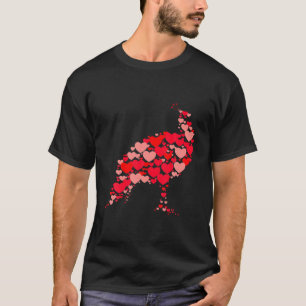 Camiseta Peacock Lover Cute Love Hearts Animales Parejas Va