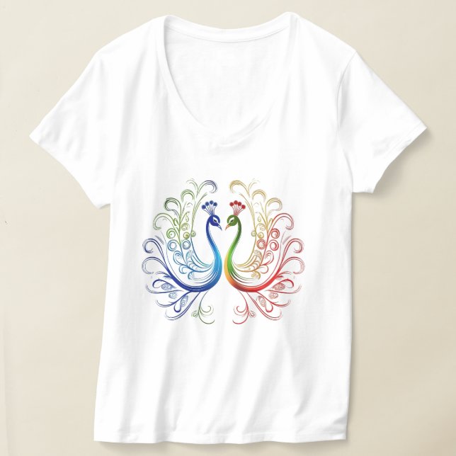 Camiseta Peacock minimalist T-Shirt (Distribución )