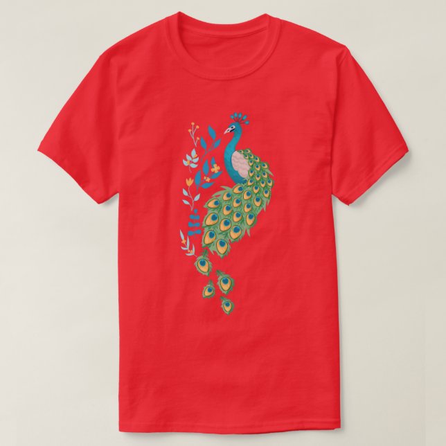 Camiseta Peacock vintage (Diseño del anverso)