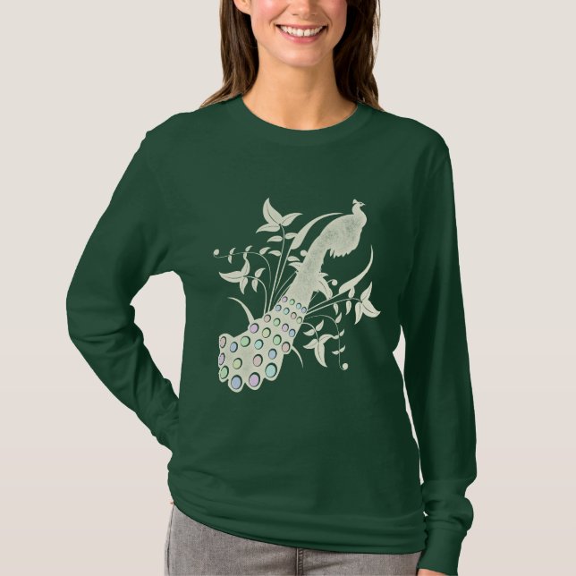 Camiseta Peacock Vintage Design (Anverso)