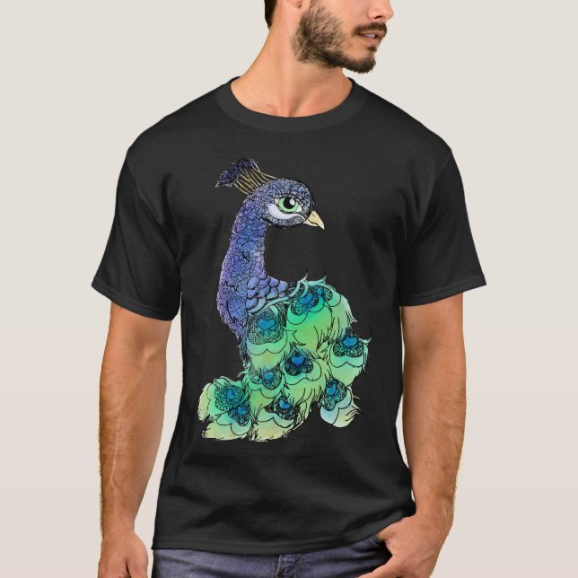Camiseta Peafowl Art (Anverso)