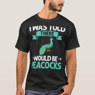 Camiseta Peafowl Peacock Bird Fethers Blue Animal Garden