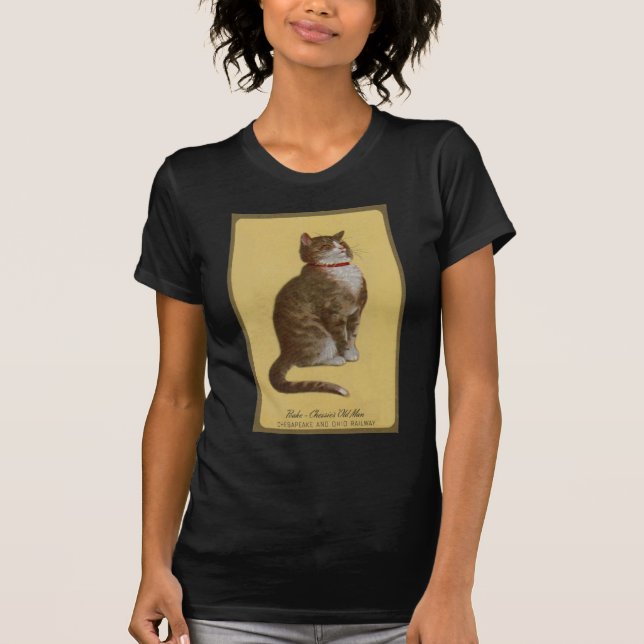 Camiseta Peake, anciano de Chessie, gato parlanchín (Anverso)