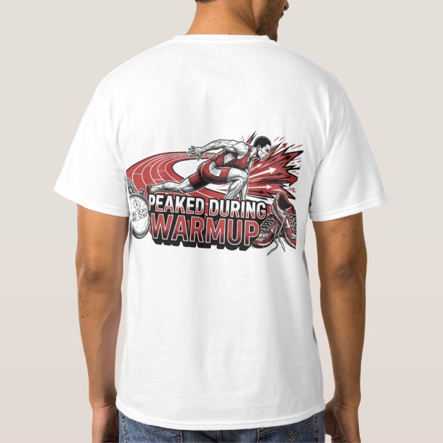 Camiseta peaked during warmup (Reverso)