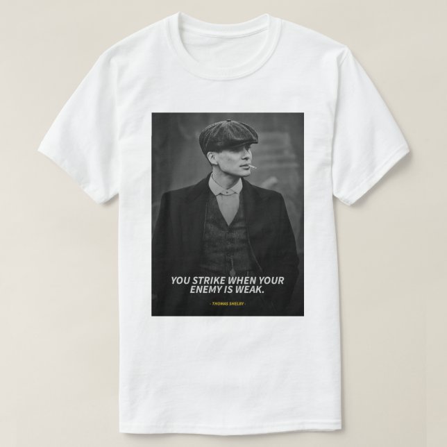 Camiseta Peaky blinders quotes T-Shirt (Diseño del anverso)