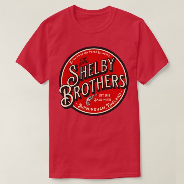 Camiseta Peaky Ciega A Los Hermanos Shelby 1919 (Diseño del anverso)