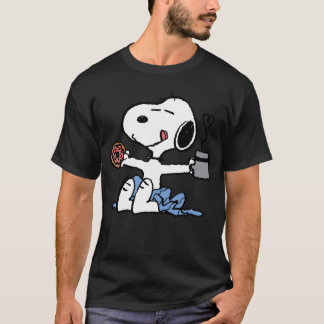 Camiseta Peanus Donut Coffee Snoopy