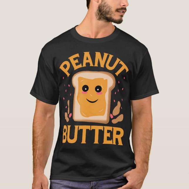 Camiseta Peanut Butter Funny Peanut Lover Apparel Kids Todd (Anverso)