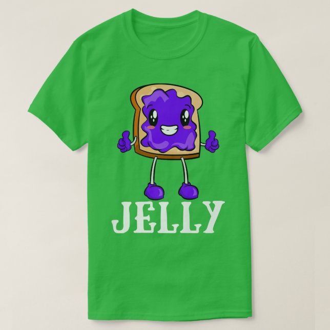 Camiseta Peanut Butter & Jelly Kawaii PB&J Mateo Blueber (Diseño del anverso)