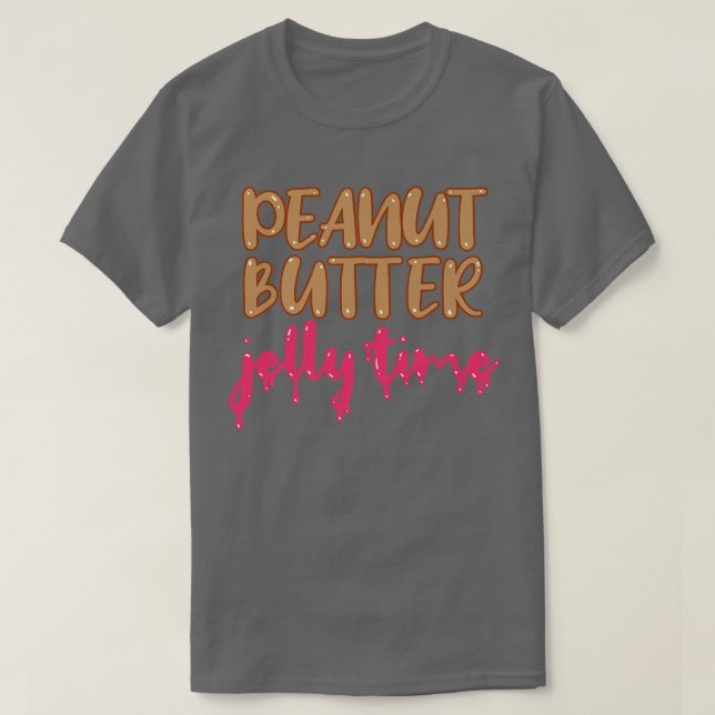 Camiseta Peanut Butter Jelly Time BFF Love Match Perfect  (Diseño del anverso)