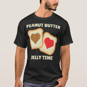 Camiseta Peanut Butter Jelly Time Bff Love Match Perfect148