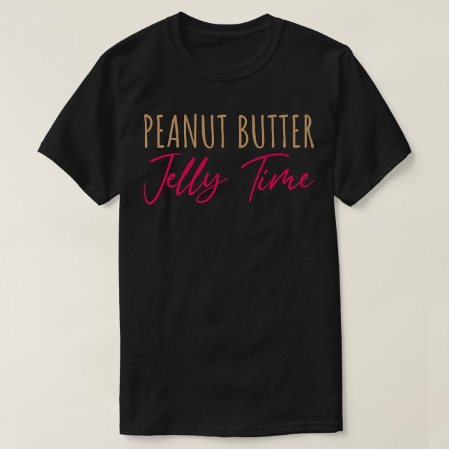 Camiseta Peanut Butter Jelly Time Bff Love Match Perfect 14 (Diseño del anverso)