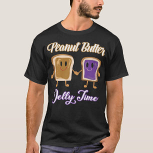 Camiseta Peanut Butter Jelly Time Bff Love Match Perfect 15