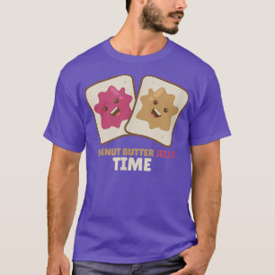 Camiseta Peanut Butter Jelly Time Bff Love Match Perfect 38