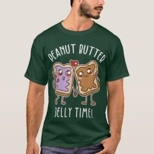 Camiseta Peanut Butter Jelly Time BFF Love Match Perfect T-