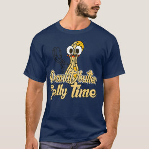 Camiseta Peanut Butter Jelly Time Funny Peanut Tee