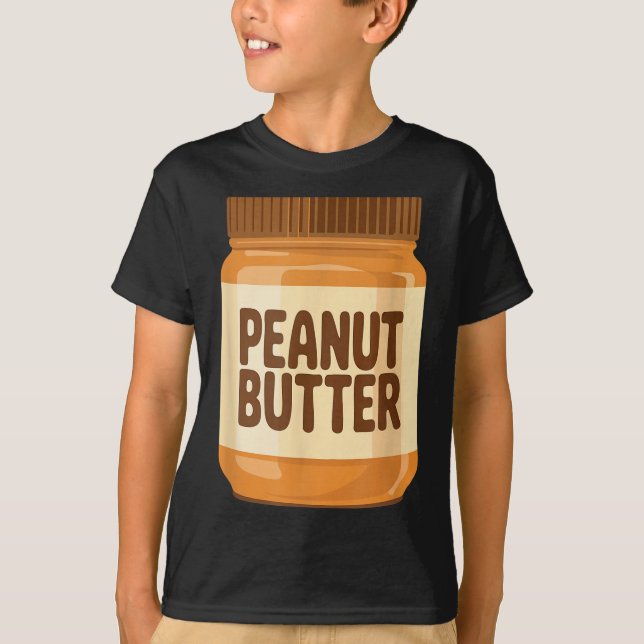 Camiseta Peanut Butter Shirt Adult Men Women Kids Jelly Cos (Anverso)