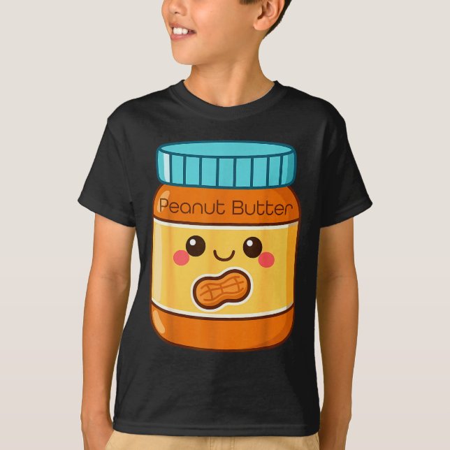 Camiseta Peanut Butter Shirt Adult Men Women Kids Jelly Cos (Anverso)