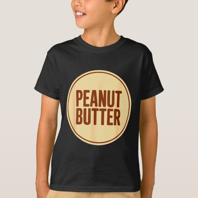 Camiseta Peanut Butter Shirt Adult Men Women Kids Jelly Cos (Anverso)