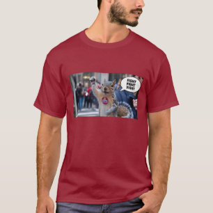 Camiseta Peanut la ardilla divertida Navidad conservadora