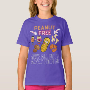 Camiseta PEANUT LIBRE - Mantén Todas Las Nueces Lejos De Mí