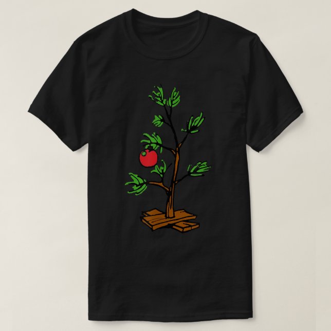 Camiseta Peanuts Charlie Brown Holiday Tree  (Diseño del anverso)