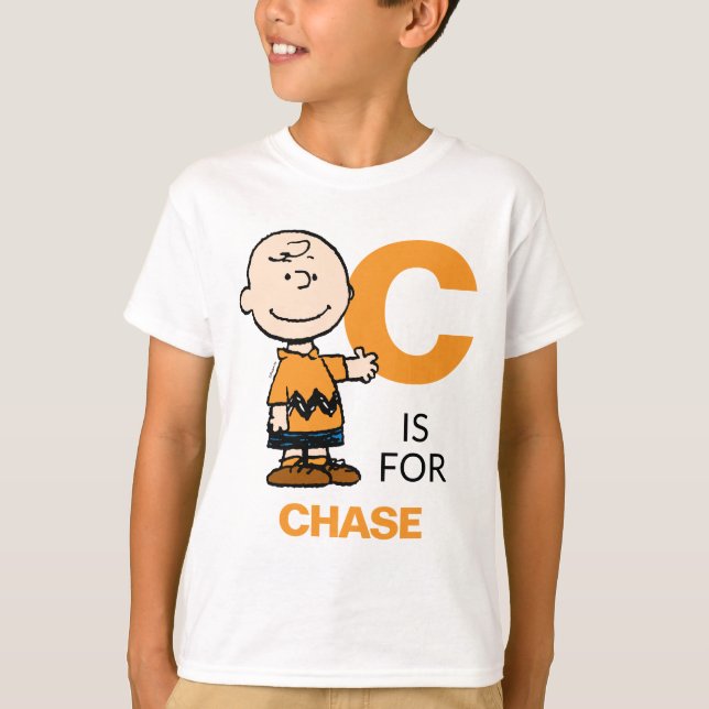 Camiseta PEANUTS | Charlie Brown personalizado (Anverso)