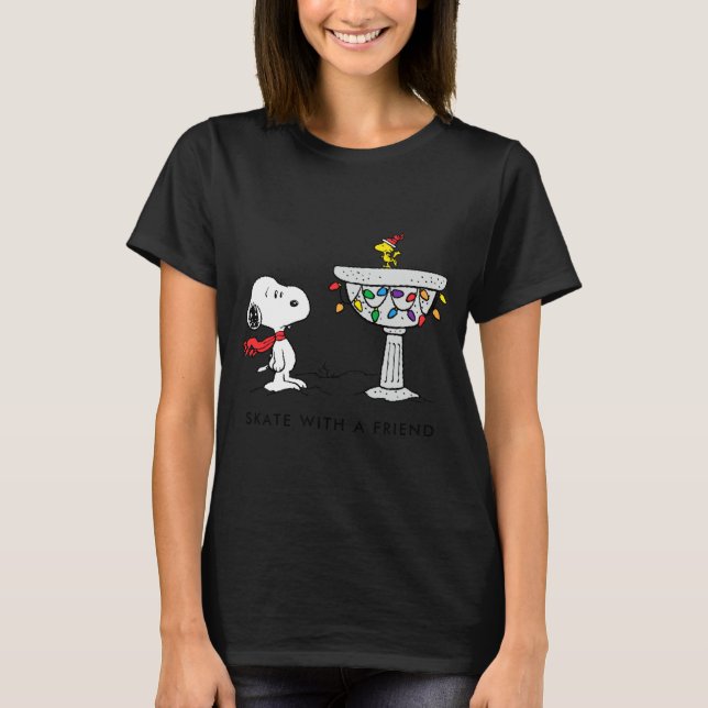 Camiseta Peanuts Decorated Bird Bath  (Anverso)