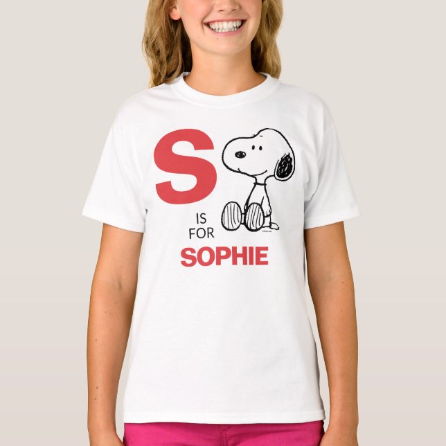 Camiseta PEANUTS | Esnoopia personalizada (Anverso)