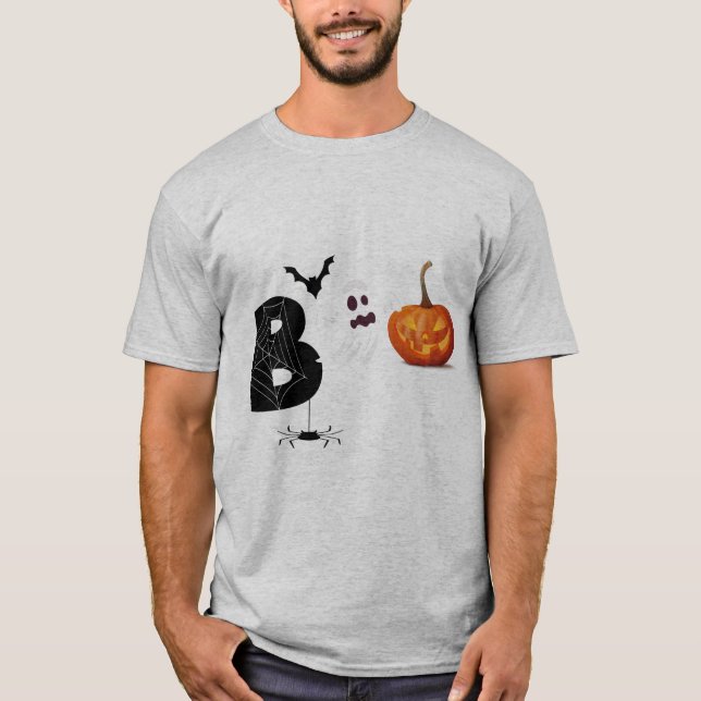 Camiseta Peanuts Halloween Snoopy Woodstock BOO (Anverso)