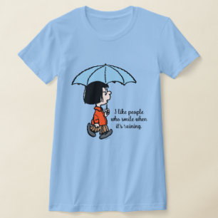 Camiseta Peanuts Marcie Bajo la Sombrilla