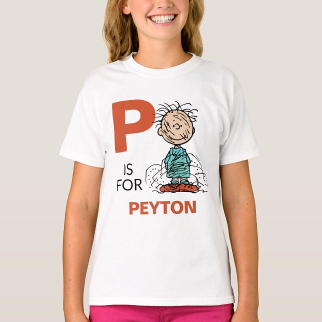 Camiseta PEANUTS | Pigpen personalizado (Anverso)