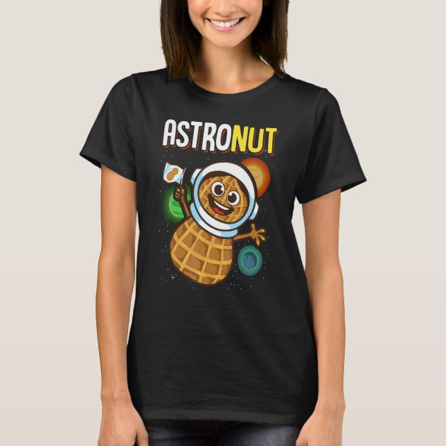 Camiseta Peanuts Pu astronauta astronauta de cacahuete (Anverso)