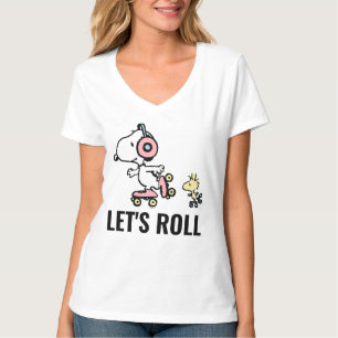 Camiseta PEANUTS Snoopy & Woodstock Vamos a correr
