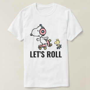 Camiseta PEANUTS   Snoopy & Woodstock   Vamos a correr