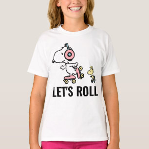 Camiseta PEANUTS Snoopy & Woodstock Vamos a correr