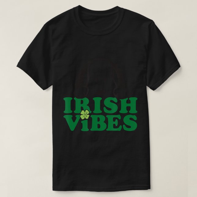 Camiseta Peanuts St Patrick's Day Snoopy Irish Vibes T-Shir (Diseño del anverso)