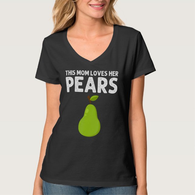 Camiseta Pear Designs For Mom Women Gardening Vegan Plant F (Anverso)