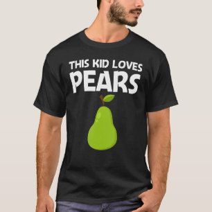 Camiseta Pear diseña Niños Niños Niños Pequeños Gardening V