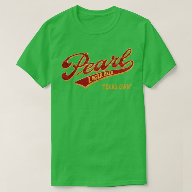 Camiseta Pearl Beer (Diseño del anverso)