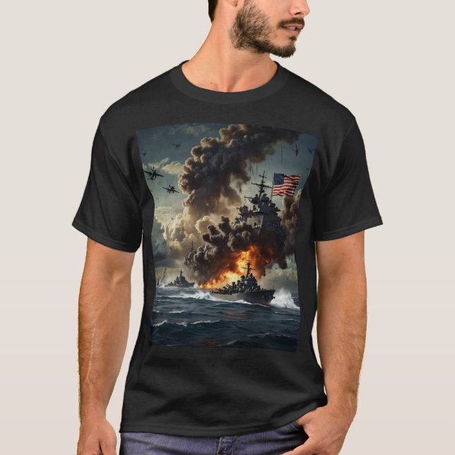 Camiseta Pearl Harbor: Un día de valor heroico (Anverso)